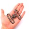 2" Gunmetal Heavy Duty Two Piece Hook and Eye Belt Buckle Durable Metal Closure